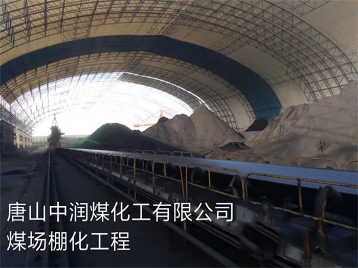 嵊州中润煤化工有限公司煤场棚化工程